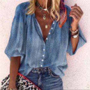 ✨SOLD✨Button down cover up